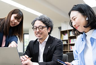 一人ひとりの思い描くキャリアが実現できる環境